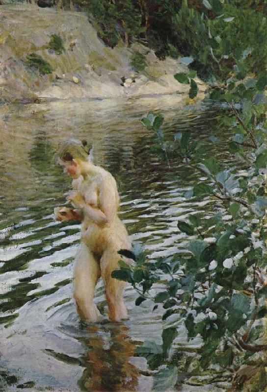 Anders Zorn huttrande flicka